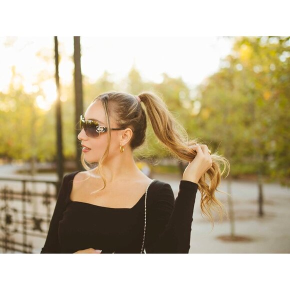 Wrap Around Y2K Sunglasses Oversized Framelss Fashion UV400 Protection main image 5